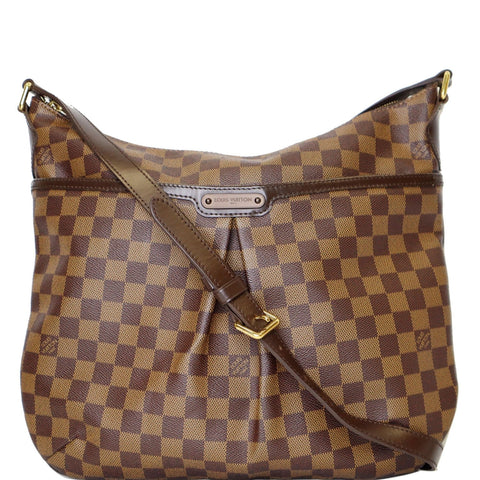 LOUIS VUITTON Bloomsbury GM Damier Ebene Shoulder Crossbody Bag Brown