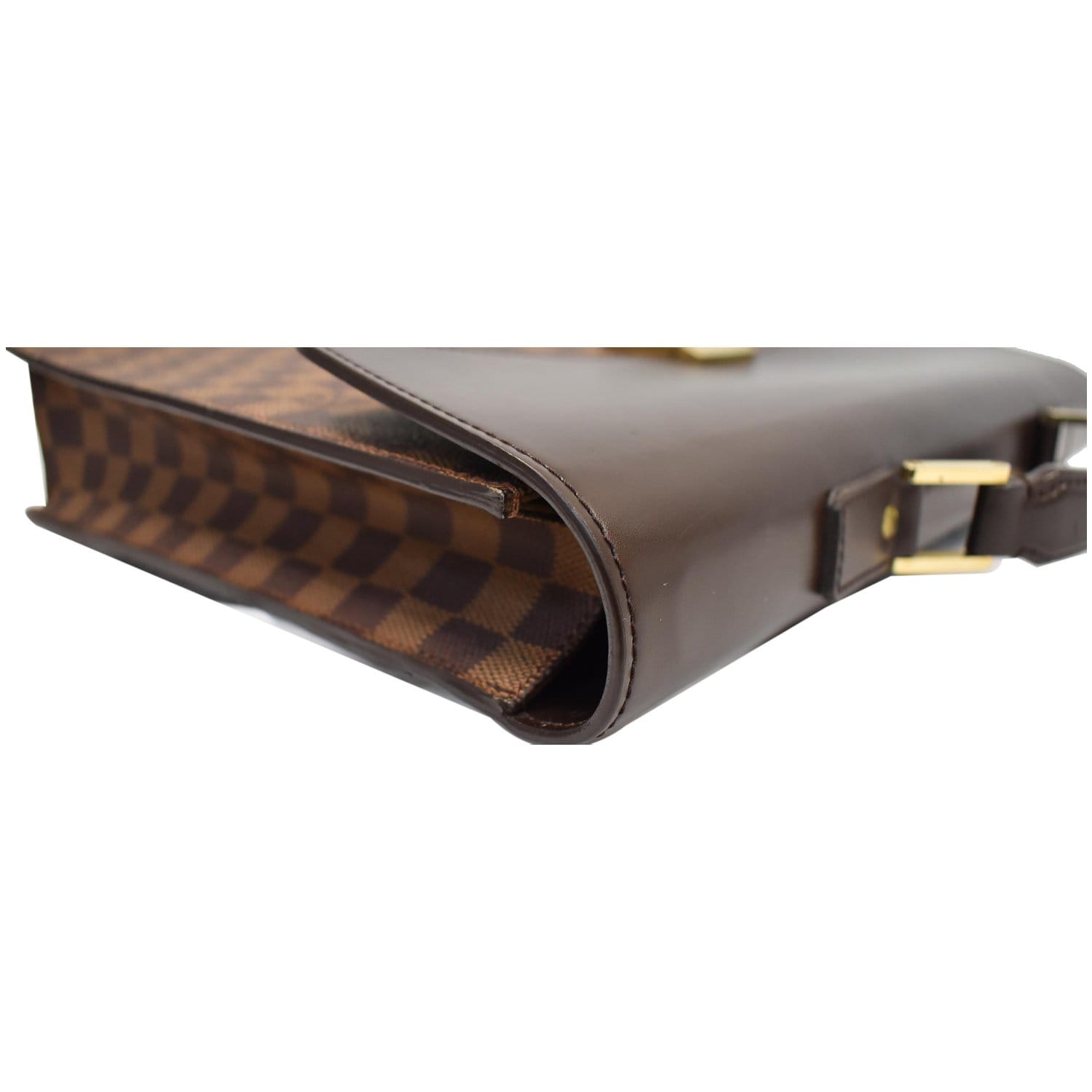 Louis Vuitton Altona Briefcase in brown checkerboard canvas and brown  leather