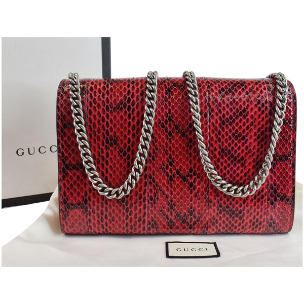 Gucci Dionysus Mini Python Leather Chain Wallet view