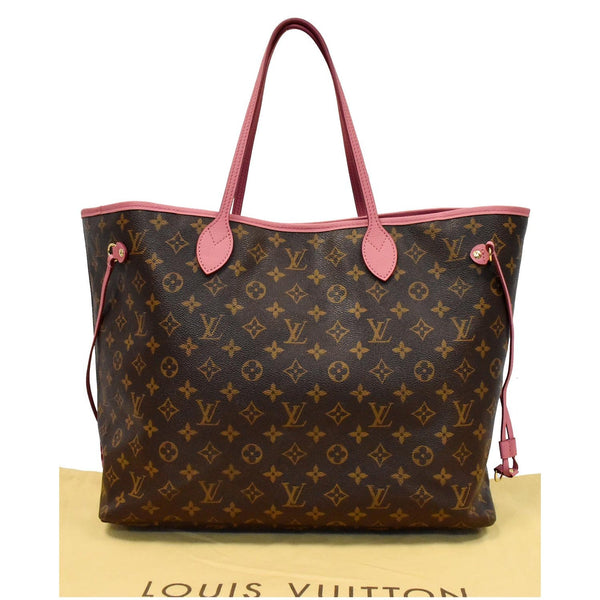 LOUIS VUITTON Neverfull GM Limited Edition Monogram Ikat Tote Bag Rose Velours