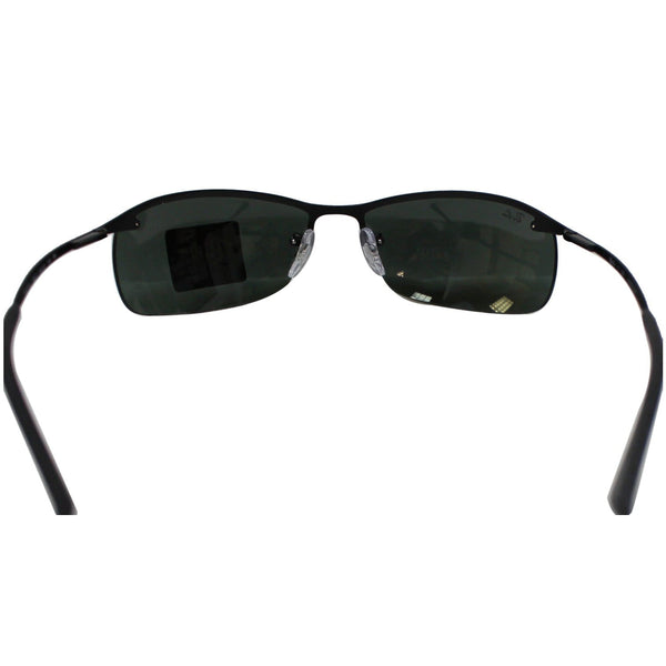 RAY-BAN RB3183 006/71 63 Sunglasses Matte Black/Green Lens
