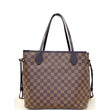 LOUIS VUITTON Neverfull MM Damier Ebene Brown Tote Bag-US