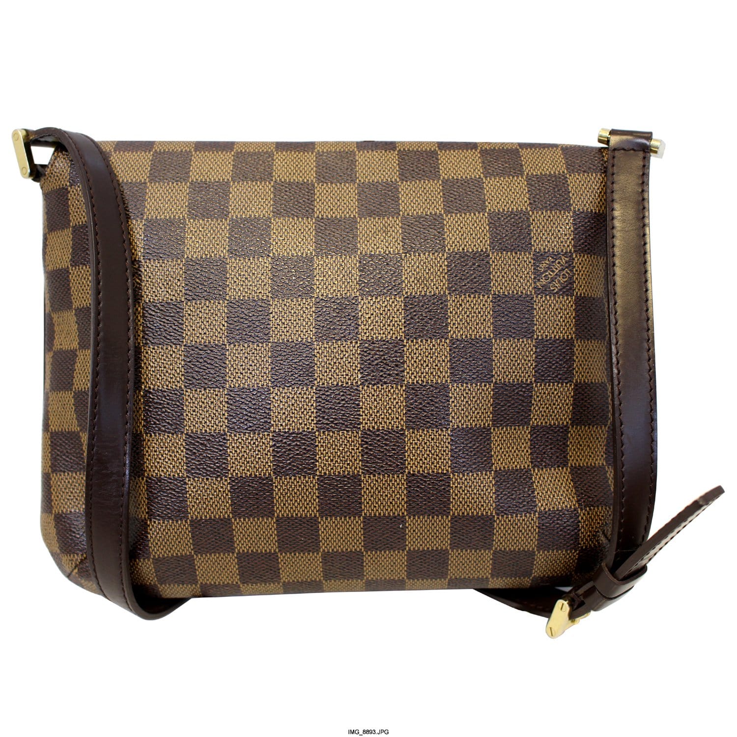 Louis Vuitton Musette Tango Handbag Damier Brown