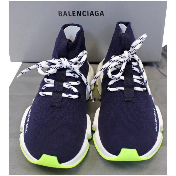 Balenciaga Sneakers Blue Mid Speed Lace-up US 9 - front view