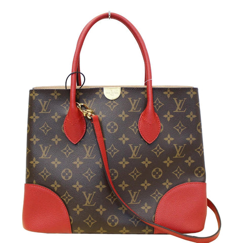 LOUIS VUITTON Flandrin Monogram Canvas Tote Shoulder Bag Cherry - 15% OFF