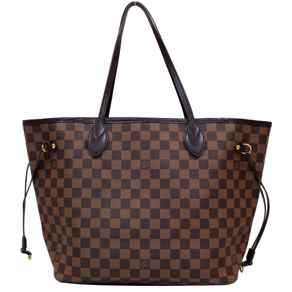 Louis Vuitton Neverfull MM Damier Ebene Bag Brown with staps