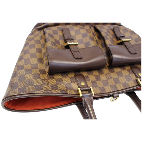 Louis Vuitton Damier Ebene Manosque GM Shoulder Bag - front