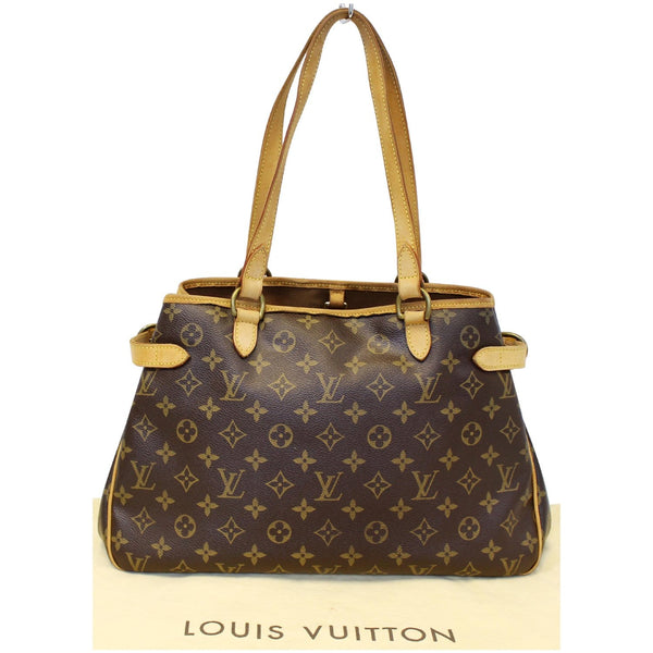 LOUIS VUITTON Batignolles Horizontal Monogram Canvas Shoulder Bag Brown