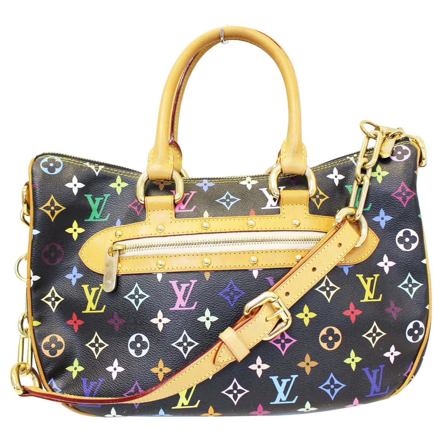 Authentic Louis Vuitton Rita Multicolor Monogram Leather Bag for