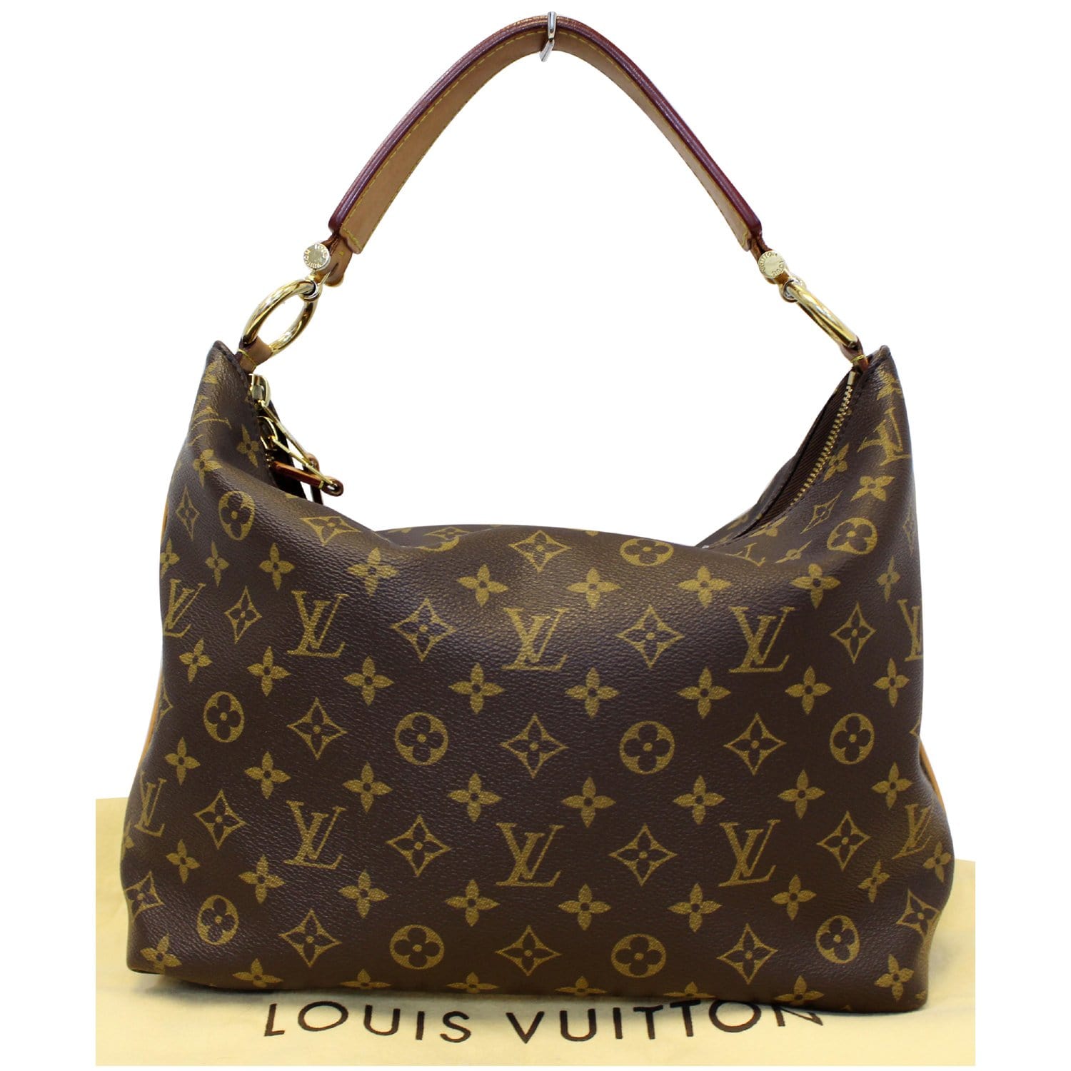 Louis Vuitton Sully MM Monogram Brown Beige Light brown Dark brown