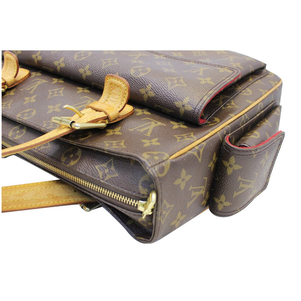 LOUIS VUITTON Multipli Cite Monogram Canvas Shoulder Bag Brown