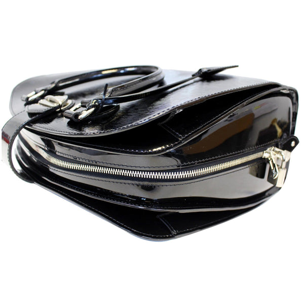 LOUIS VUITTON Black Epi Leather Pont-Neuf GM Satchel Bag