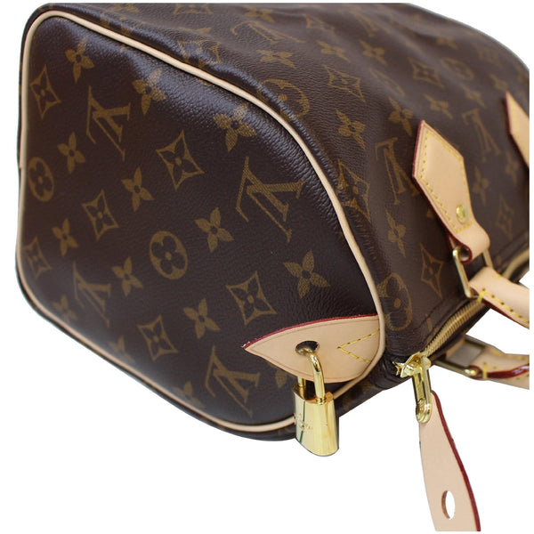 LV Speedy 25 Monogram Canvas Bag padlock key