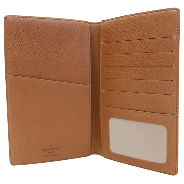 LOUIS VUITTON Monogram Canvas Passport Cover Card Case Brown-US