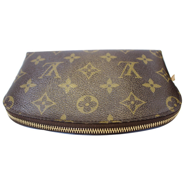 LOUIS VUITTON Pochette Monogram Canvas Cosmetic Pouch Brown