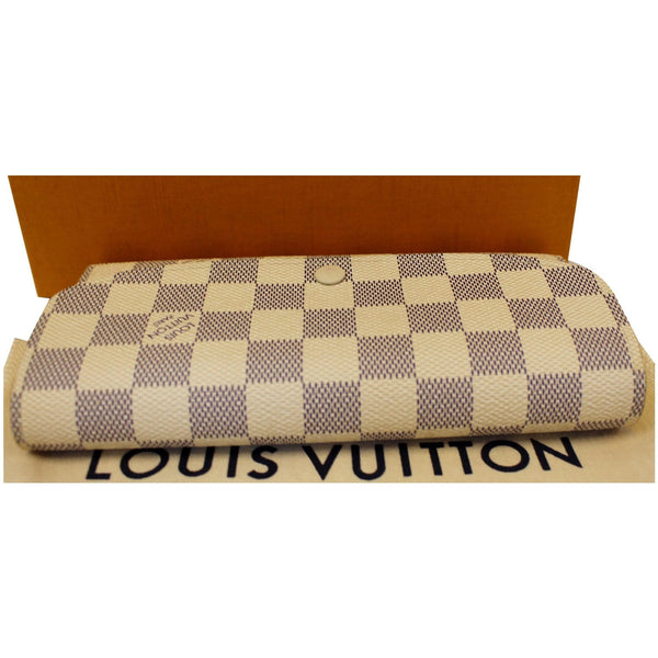 Louis Vuitton Emilie Wallet Damier Azur - front view