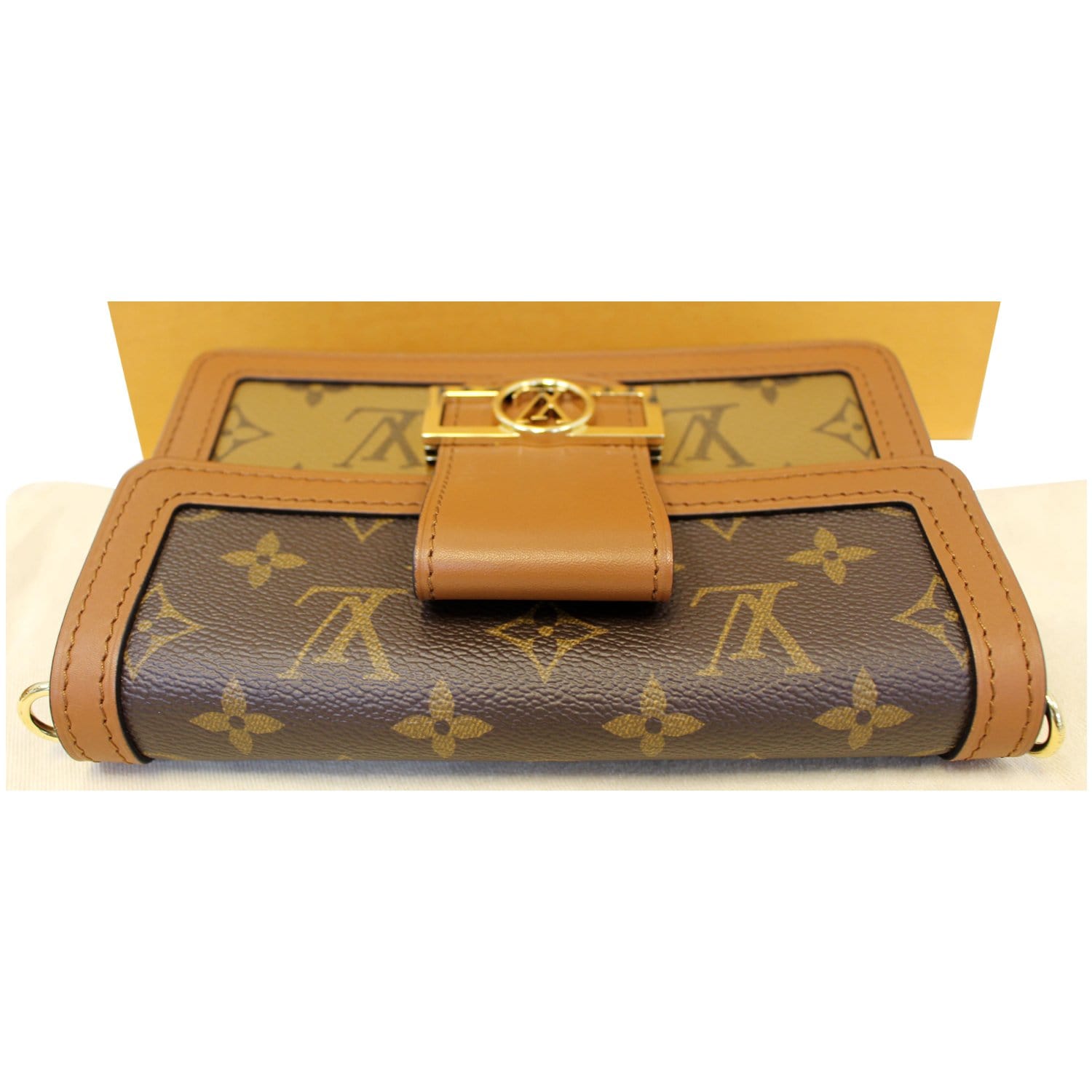 Louis Vuitton Dauphine Compact Wallet, Brown, One Size