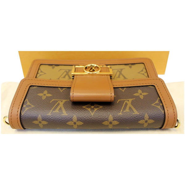 LOUIS VUITTON Dauphine Reverse Monogram Canvas Bumbag Bag Brown