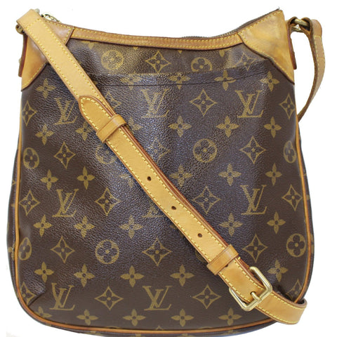 LOUIS VUITTON Odeon PM Monogram Canvas Shoulder Crossbody Bag Brown