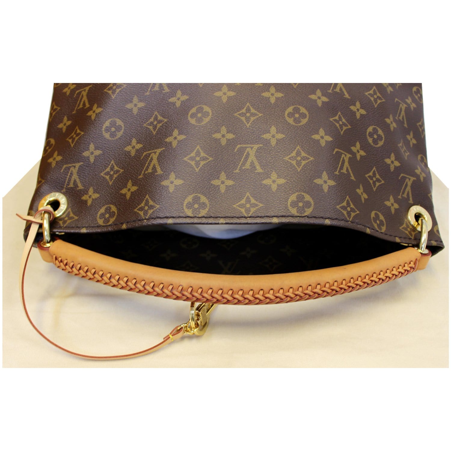 Louis+Vuitton+Alma+Top+Handle+Bag+MM+Gold for sale online
