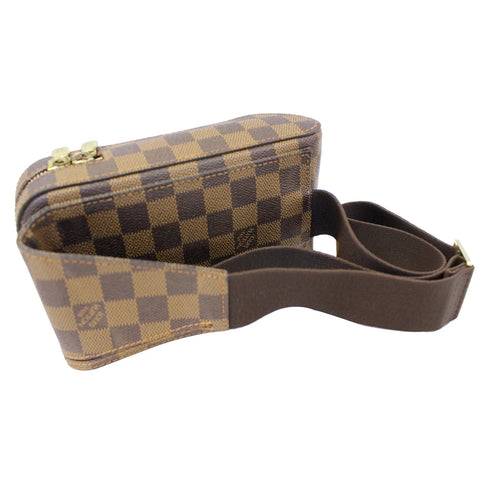 Waist belt Louis Vuitton Damier Geronimos Ebene Hip Bag