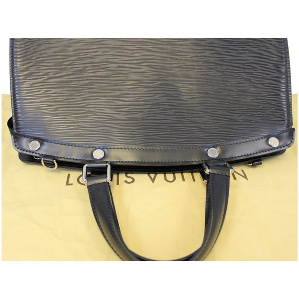 LOUIS VUITTON Brea GM Epi Leather Satchel Bag Black