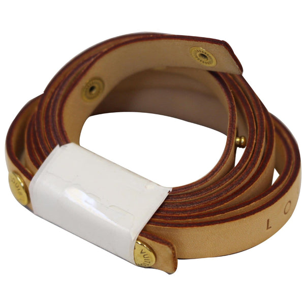 LOUIS VUITTON Leather Replacement Strap For Florentine Beige