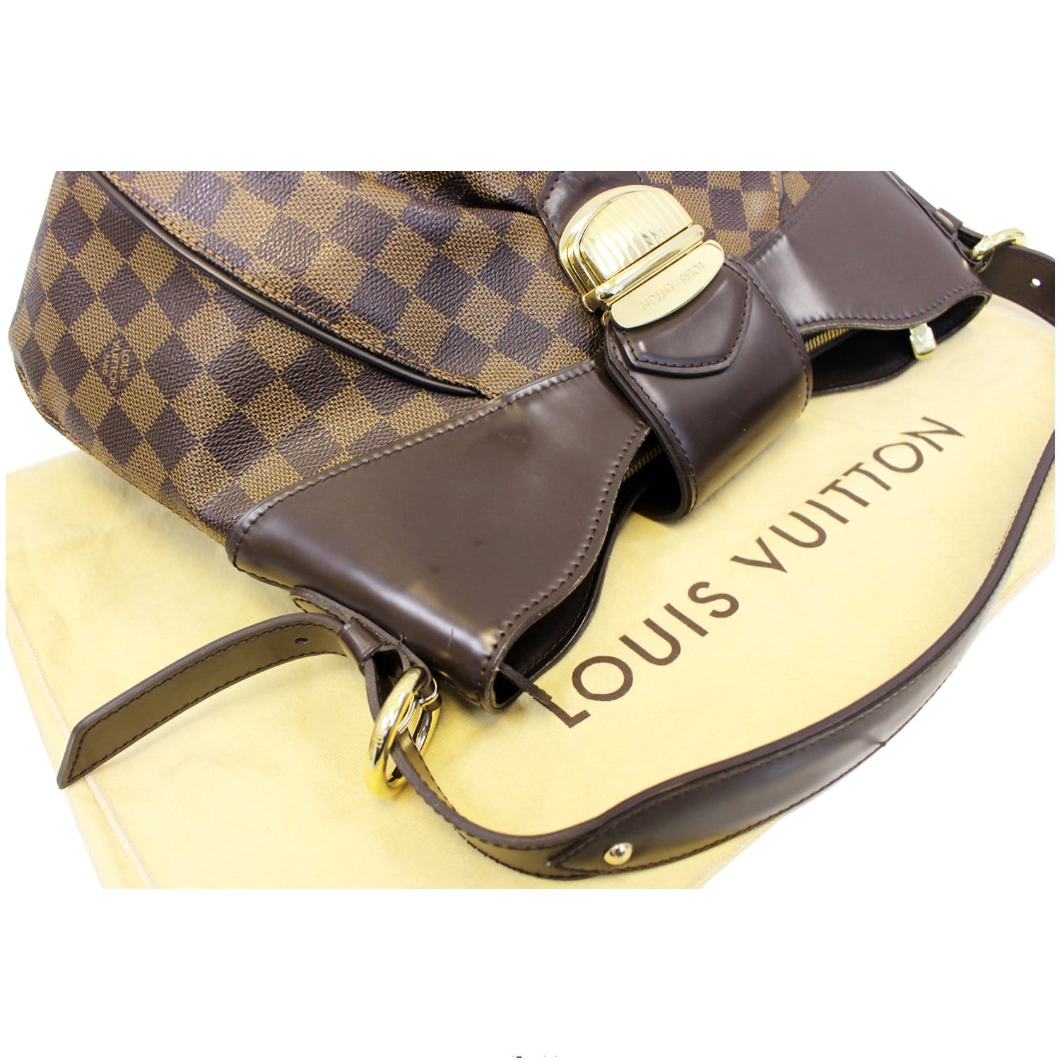 Pre-Owned Authentic Louis Vuitton Sistina MM Damier Ebene VI5029