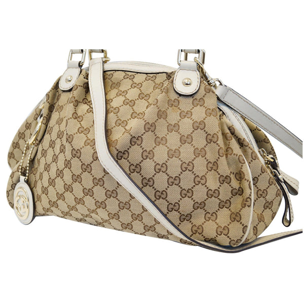 Gucci GG Sukey Two Way Shoulder Bag Beige 223974