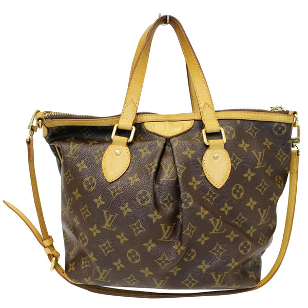 LOUIS VUITTON Palermo PM Monogram Canvas Shoulder Bag Brown-US