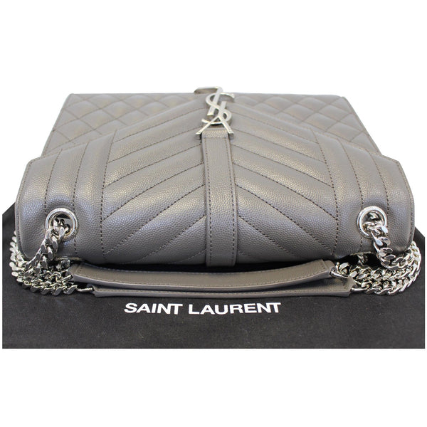 YVES Saint Laurent Envelope Medium Chain Shoulder Bag Grey