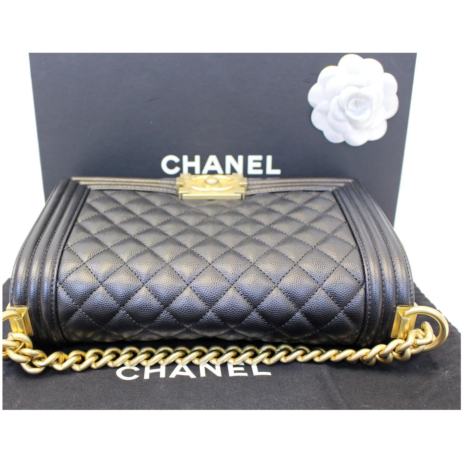 Chanel Le Boy Small Lambskin Leather Shoulder Bag