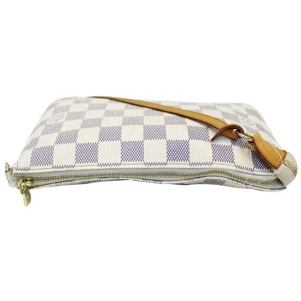 LOUIS VUITTON Pochette Accessoires Damier Azur Pouch White