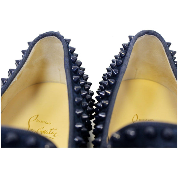 CHRISTIAN LOUBOUTIN Roller Suede Boat Sneaker Blue Size US 9-US