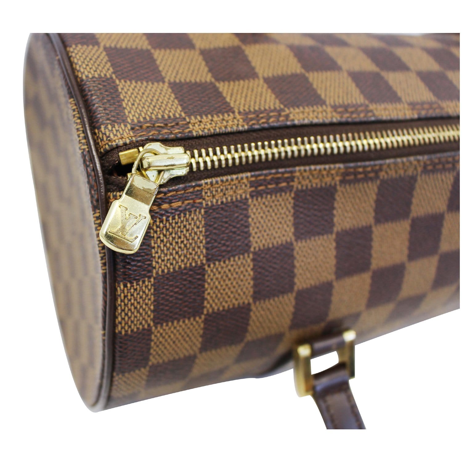 Louis Vuitton - Authenticated Papillon Handbag - Leather Brown Plain for Women, Very Good Condition