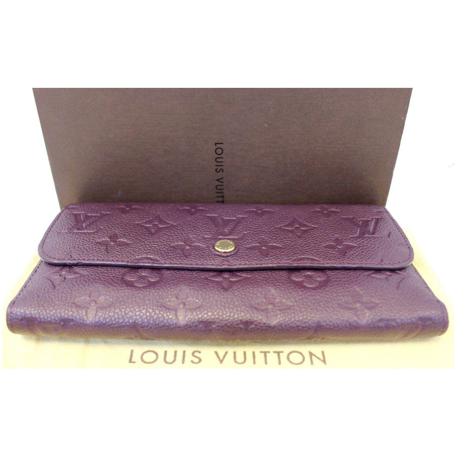 Louis Vuitton, Bags, Sold Lv Authentic Purple Glossy Wallet