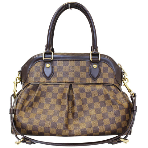 LOUIS VUITTON Trevi PM Damier Ebene Shoulder Bag Brown - 15% OFF
