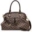 LOUIS VUITTON Trevi PM Damier Ebene Shoulder Bag Brown