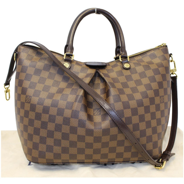 LOUIS VUITTON Siena GM Damier Ebene Shoulder Bag Brown-US