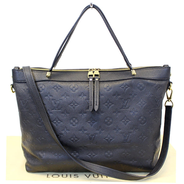 LOUIS VUITTON Bastille MM Empreinte Leather Shoulder Handbag Black-US