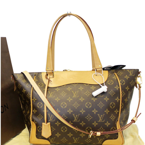 LOUIS VUITTON Estrela MM NM Monogram Canvas Brown Shoulder Bag