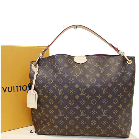LOUIS VUITTON Graceful MM Monogram Canvas Shoulder Bag