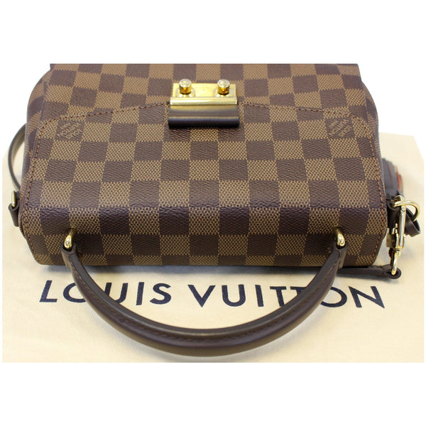 LOUIS VUITTON Croisette Damier Ebene Shoulder Crossbody Bag Brown