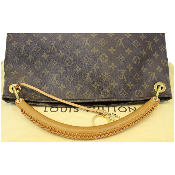 LOUIS VUITTON Artsy MM Monogram Canvas Shoulder Bag Brown