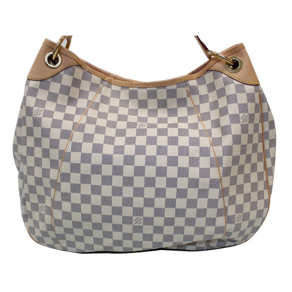 LOUIS VUITTON Galliera GM Damier Azur Shoulder Bag White