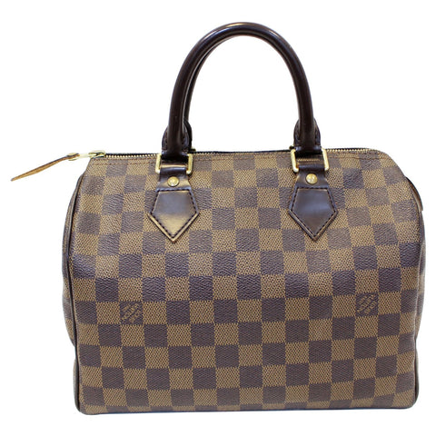LOUIS VUITTON Speedy 25 Damier Ebene Satchel Bag