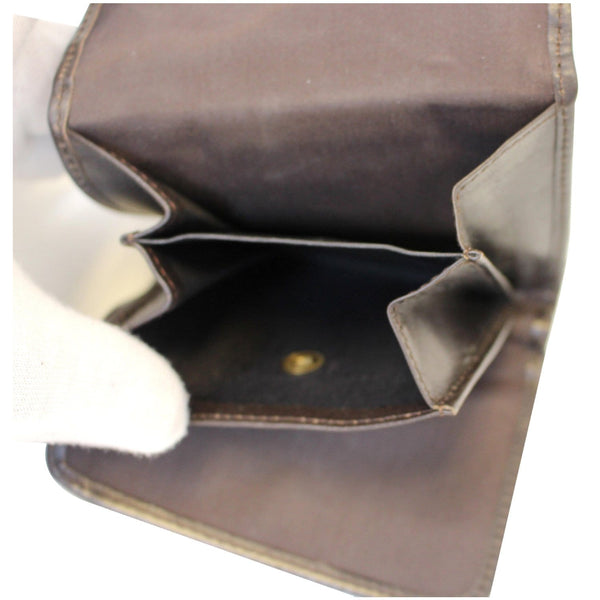 Moschino Vintage Foldover Wallet Black - interior