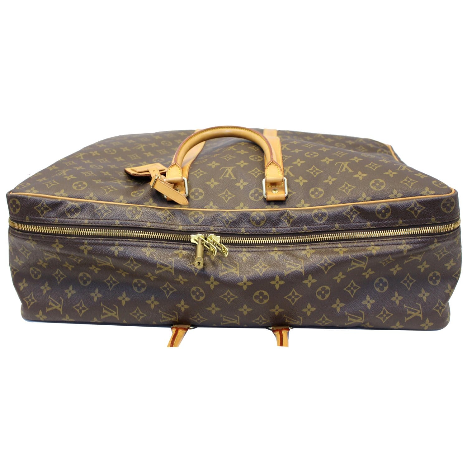 LOUIS VUITTON Sirius 55 Monogram Canvas Suitcase Travel Bag Brown