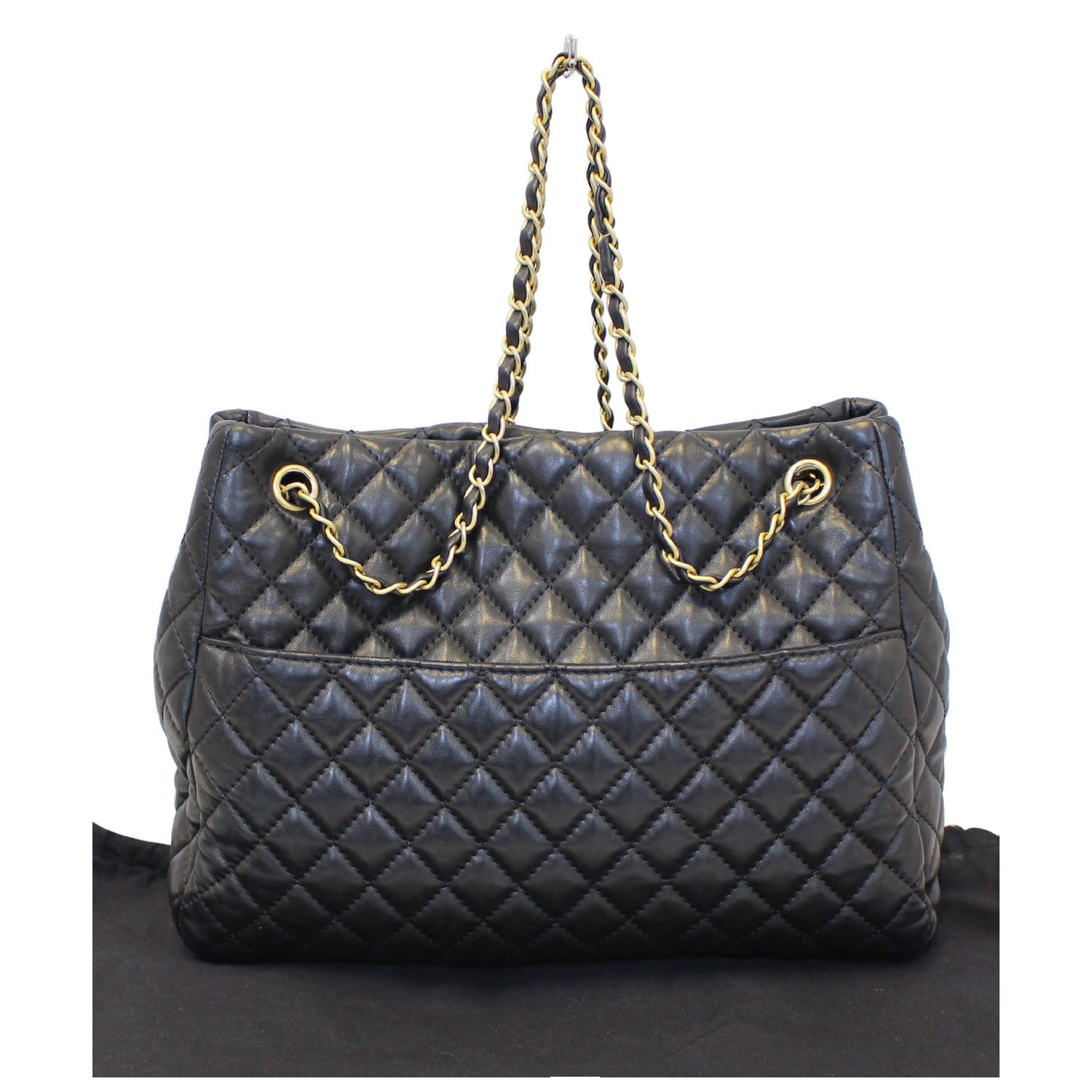 Chanel Puffy Bubbly CC Flap Bag Quilted Calfskin Medium Black 9272019