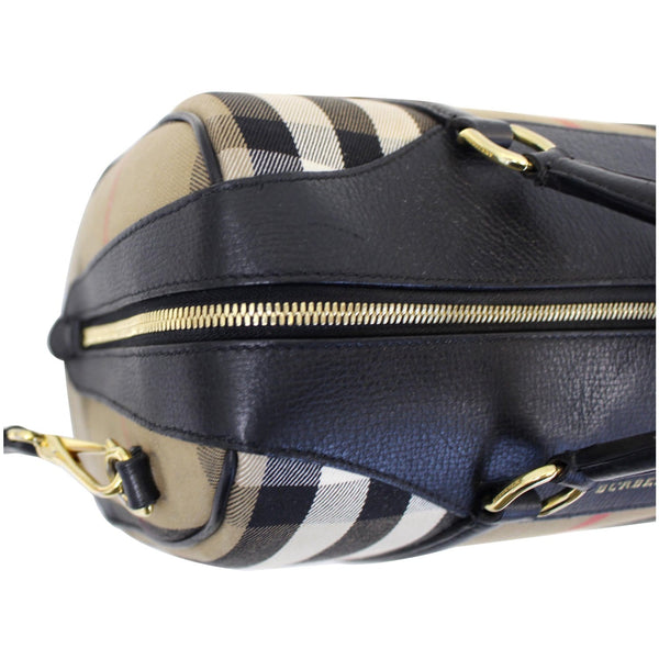 Burberry Satchel Shoulder Bag - left view